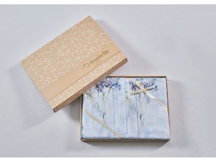 Комплект постельного белья 1,5-спальный, египетский хлопок Premium 2366-4S 