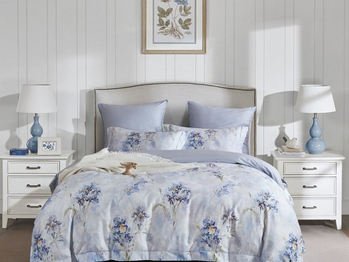 Комплект постельного белья 1,5-спальный, египетский хлопок Premium 2366-4S