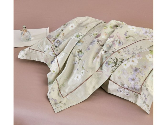 Комплект постельного белья Евро, египетский хлопок Premium 2261-6