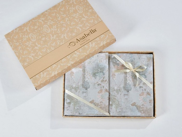 Комплект постельного белья Евро, египетский хлопок Premium 2261-6