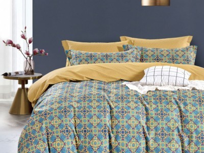 Постельное белье Asabella 1916-4S полуторное печатный сатин