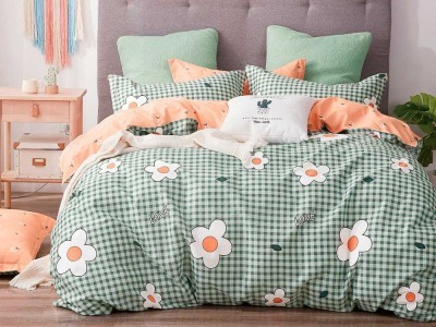 Постельное белье Asabella 1326-4S полуторное печатный сатин