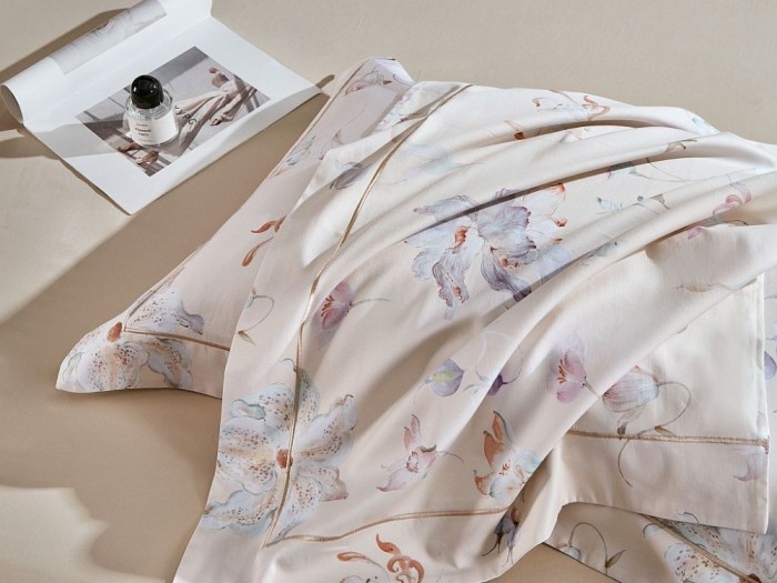 Комплект постельного белья Евро, египетский хлопок Premium 2262-6