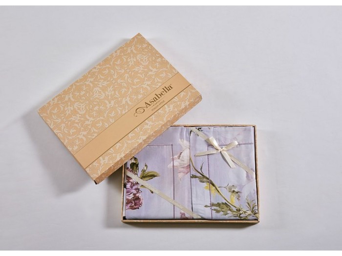 Комплект постельного белья Евро, египетский хлопок Premium 2367-6 