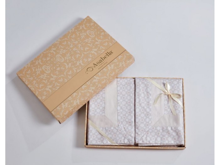 Постельное белье Asabella 2154-6 евро египетский хлопок Premium