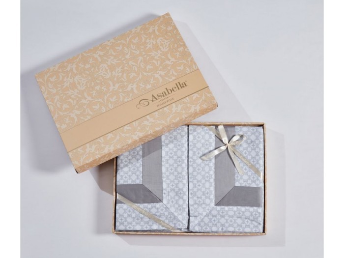 Постельное белье Asabella 2155-6 евро египетский хлопок Premium