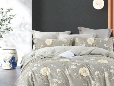 Постельное белье Asabella 1696-6/180 евро печатный сатин