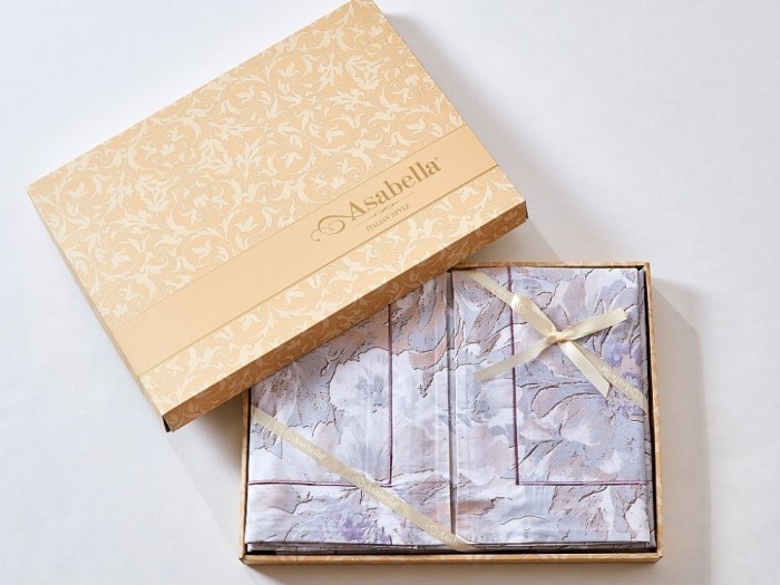 Комплект постельного белья Евро, египетский хлопок Premium 2263-6