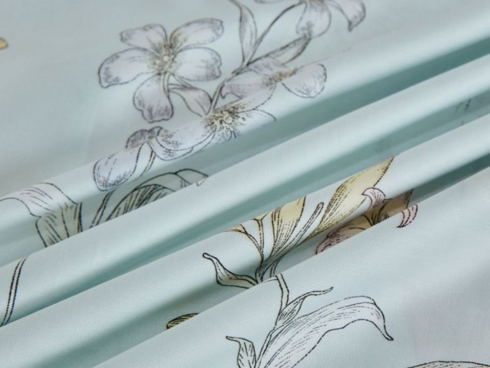 Постельное белье Asabella евро тенсел-люкс 2128-6