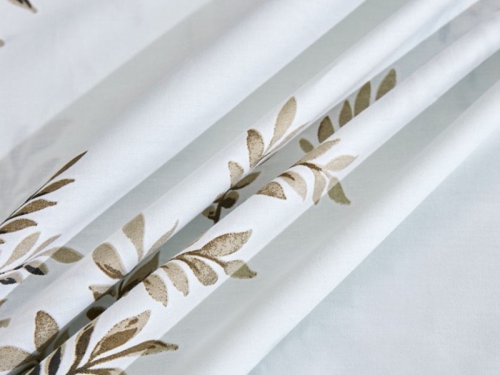 Комплект постельного белья 1,5-спальный, печатный сатин 2038-4S