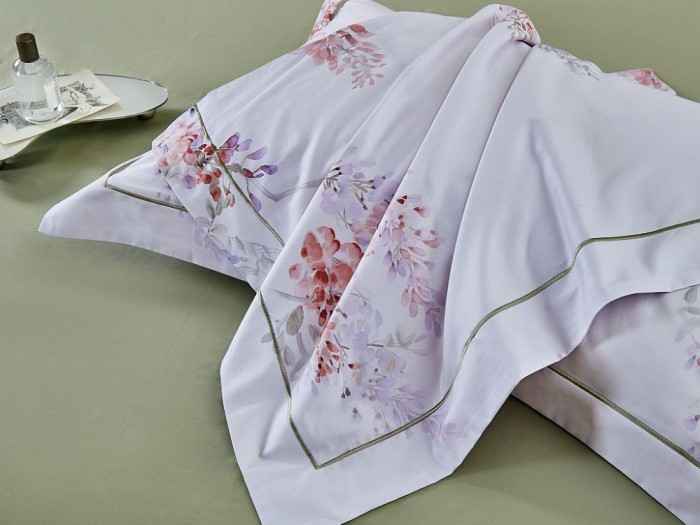 Комплект постельного белья Евро, египетский хлопок Premium 2369-6 