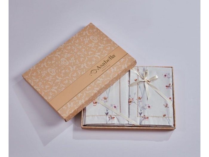 Постельное белье Asabella 2119-6 евро египетский хлопок люкс-сатин