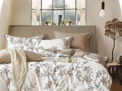 Комплект постельного белья Семейный, печатный сатин 2038-7