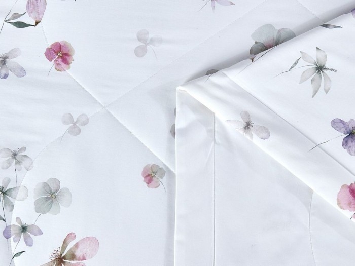 Комплект с летним одеялом евро из египетского хлопка Premium 200х220 см, 2183-OMP