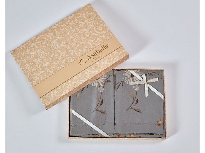 Постельное белье Asabella евро тенсел-люкс 2156-6 