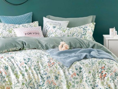 Постельное белье Asabella 1570-6 евро печатный сатин