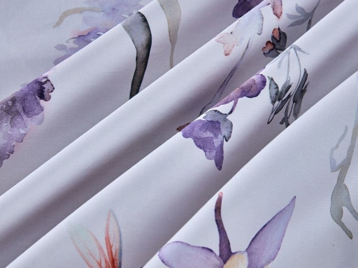 Комплект постельного белья семейный, египетский хлопок Premium 2370-7 