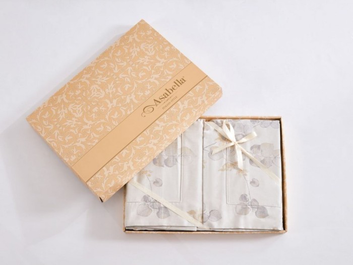 Комплект постельного белья Семейный, хлопковый жаккард 2241-7