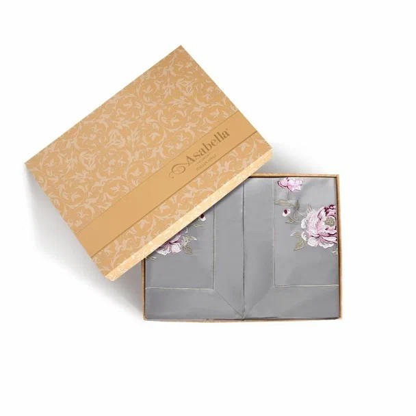 Комплект постельного белья Евро, египетский хлопок PREMIUM 2105-4