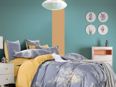 Постельное белье Asabella 1854-6 евро печатный сатин