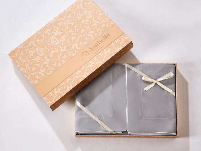 Постельное белье Asabella Евро, фланель-тенсел 2243-6