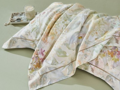 Комплект семейный с двумя летними летним одеялами из фланели-тенсел 160х220 см, 2220-2OSP