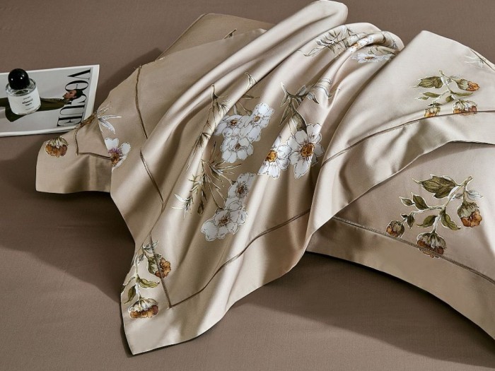 Комплект постельного белья Евро, египетский хлопок Premium 2325-6 