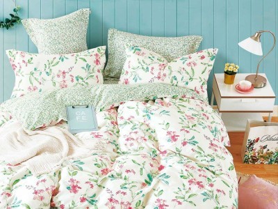 Постельное белье Asabella 1338-6/160 евро печатный сатин