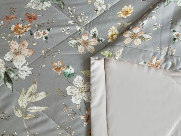 Комплект 1,5-спальный с летним одеялом из фланели-тенсел 160х220 см, 2222-OSPS