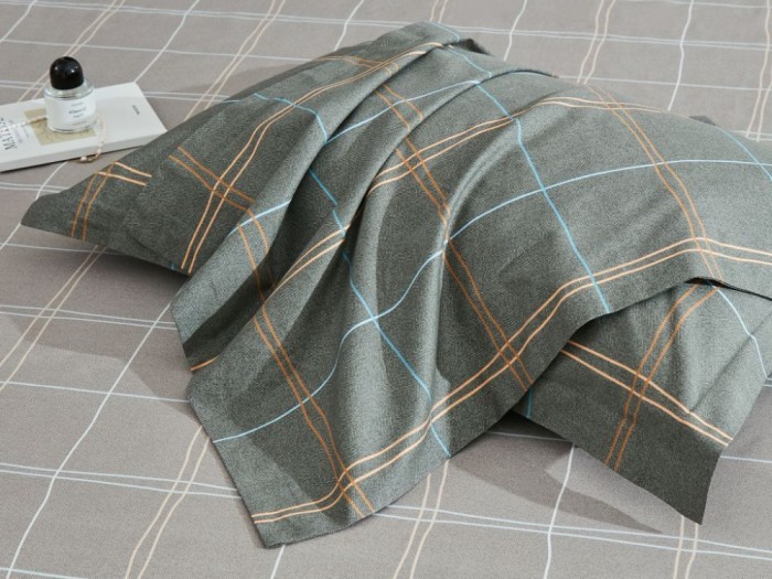 Комплект постельного белья 1,5-спальный, печатный сатин 2171-4S