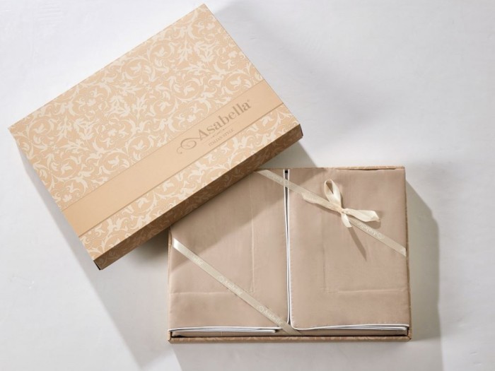 Постельное белье Asabella Евро, фланель-тенсел 2245-6