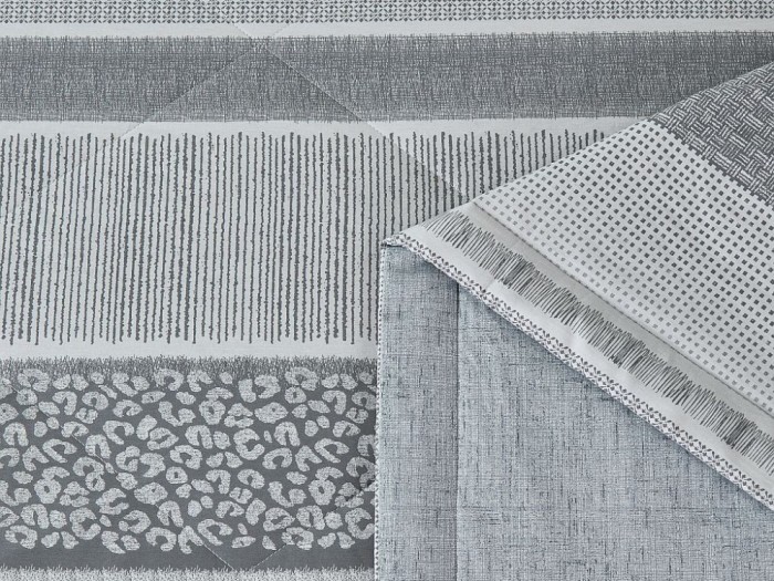 Комплект с летним одеялом cемейный из печатного сатина 160х220 см, 2225-2OSP