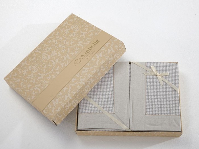 Комплект постельного белья 1,5-спальный, фланель 2294-4S