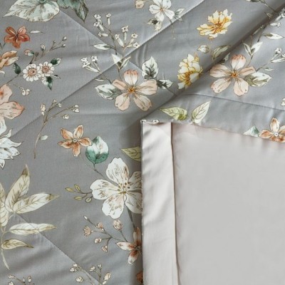 Комплект семейный с двумя летними летним одеялами из фланели-тенсел 160х220 см, 2222-2OSP