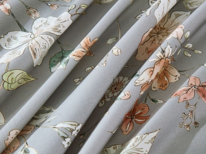 Комплект семейный с двумя летними летним одеялами из фланели-тенсел 160х220 см, 2222-2OSP