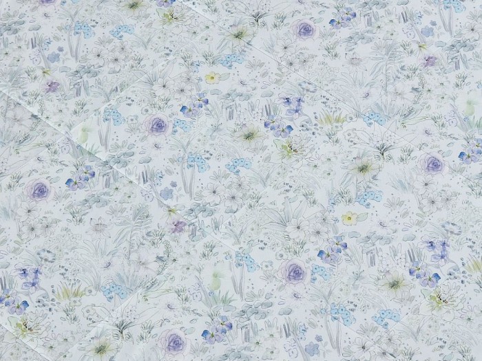 Комплект семейный с двумя летними летним одеялами из фланели-тенсел 160х220 см, 2272-2OSP