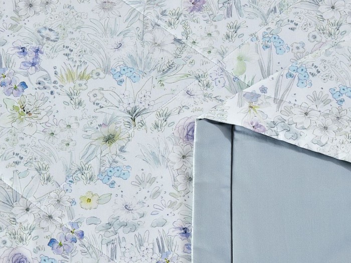 Комплект семейный с двумя летними летним одеялами из фланели-тенсел 160х220 см, 2272-2OSP