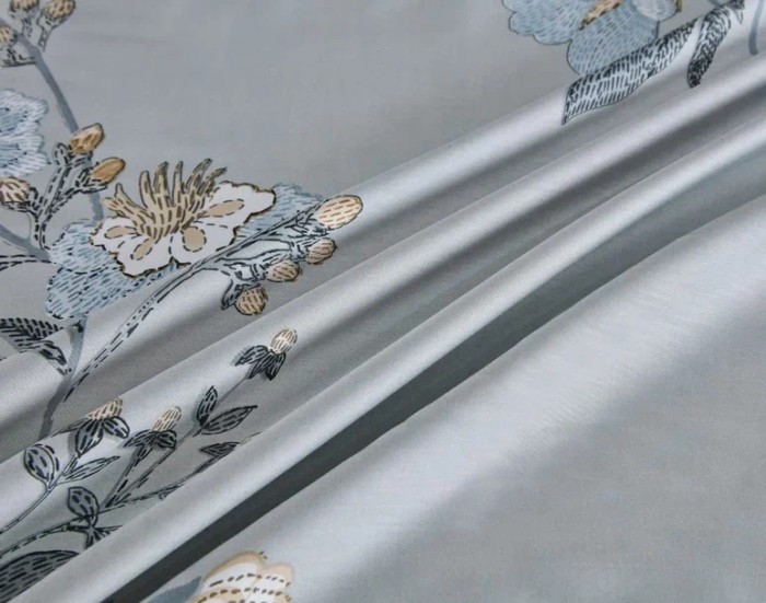 Постельное белье Asabella 2092-6 евро тенсел-люкс