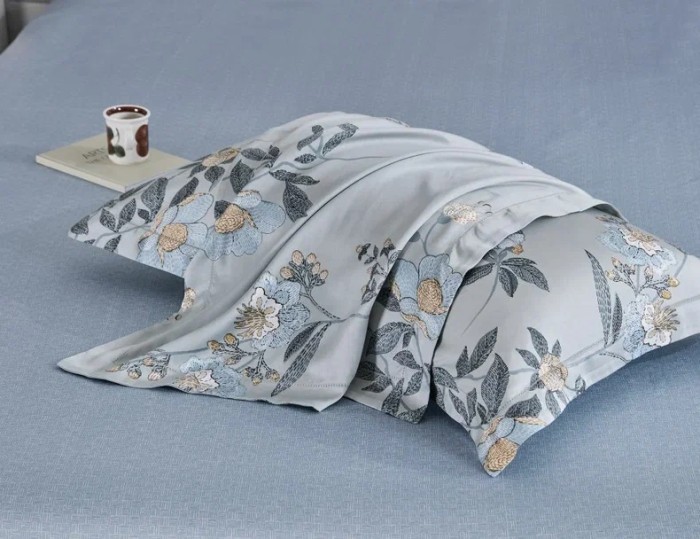 Постельное белье Asabella 2092-6 евро тенсел-люкс