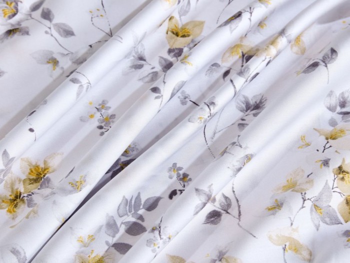 Постельное белье Asabella 2126-7 семейный сатин тенсел-люкс