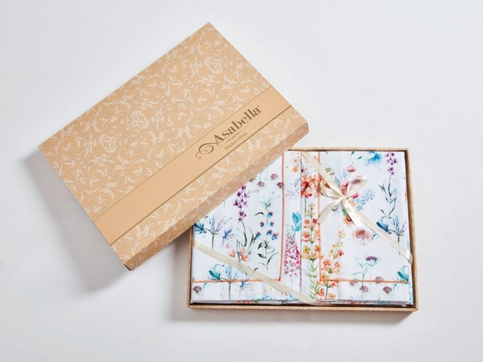 Постельное белье Asabella 2057-6 евро египетский хлопок люкс-сатин