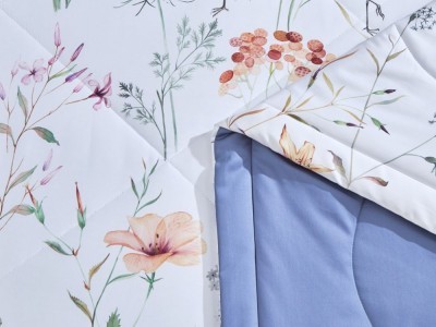 Комплект с летним одеялом семейный из египетского хлопка Premium 160х220 см, 2053-2OSP