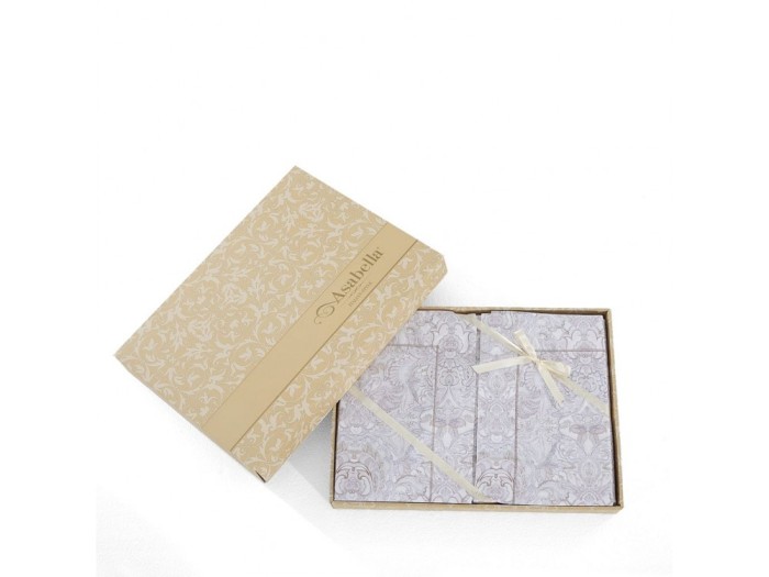 Комплект постельного белья Семейный, сатин с лазерной печатью 2348-7