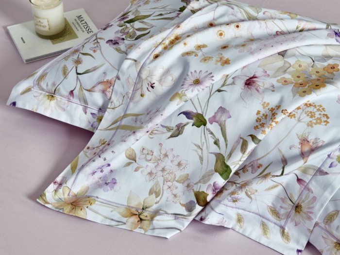 Комплект постельного белья Семейный, египетский хлопок Premium 2198-7