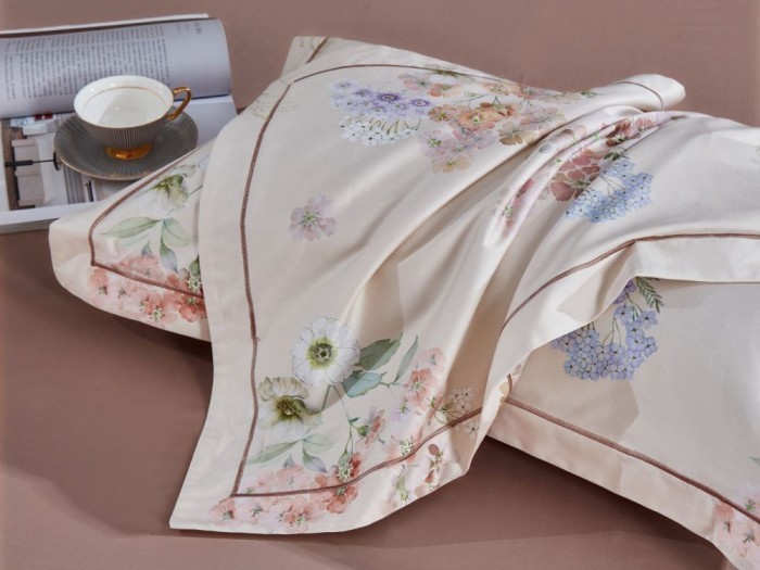 Постельное белье Asabella 2148-7 семейный египетский хлопок Premium