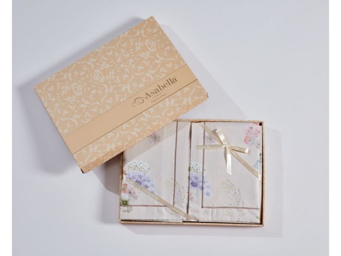 Постельное белье Asabella 2148-7 семейный египетский хлопок Premium