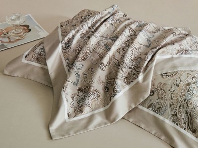 Комплект семейный с двумя летними летним одеялами из фланели-тенсел 160х220 см, 2274-2OSP