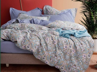 Постельное белье Asabella 1341-4S полуторное печатный сатин