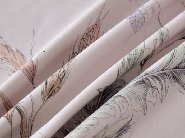 Комплект постельного белья Евро, фланель-тенсел 2199-6/160*30