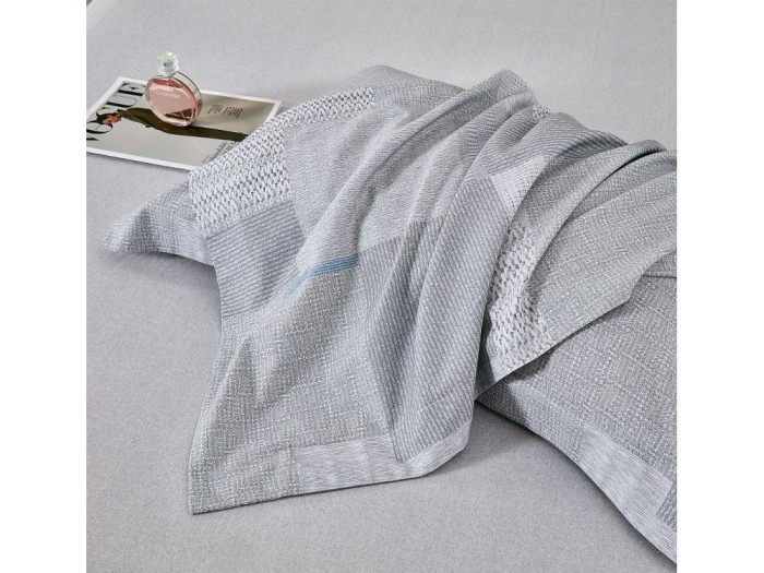 Комплект евро с летним одеялом из фланели 200х220 см, 2279-OMP 